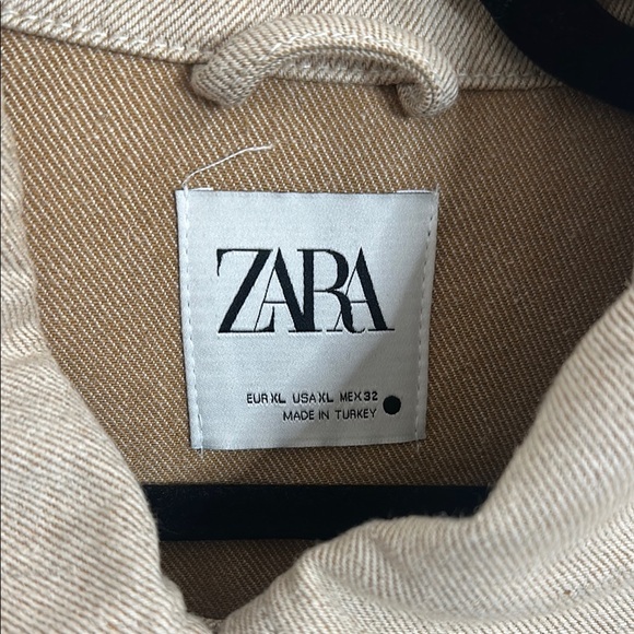 Zara Women's Cream linen blend Jacket - Picture 2 of 6